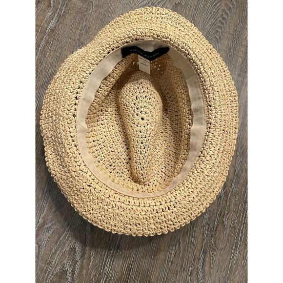 Vintage Tommy Hilfiger Straw Fedora Hat main image 4